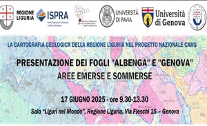 Geological Map of Italy: Presentation Sheets 245 “Albenga” and 213 “Genova” - Emerged and submerged areas